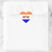 I Liebe Südafrika Herz-Aufkleber (Tasche)