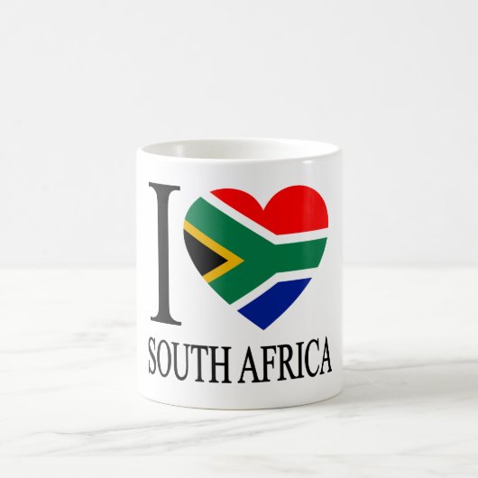 I Liebe Südafrika Kaffeetasse (Mittel)