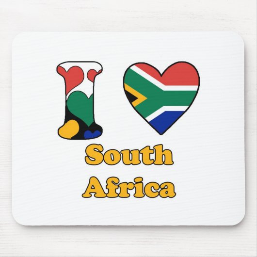 I Liebe Südafrika Mousepad (Vorne)