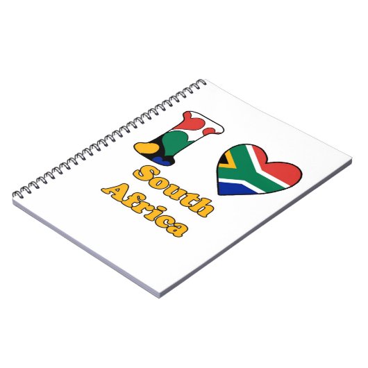 I Liebe Südafrika Notizblock (Linke Seite)