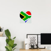 I Liebe Südafrika Poster (Heimbüro)