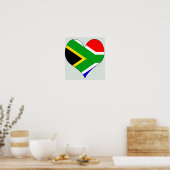 I Liebe Südafrika Poster (Küche)