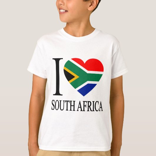 I Liebe Südafrika T-Shirt (Vorderseite)