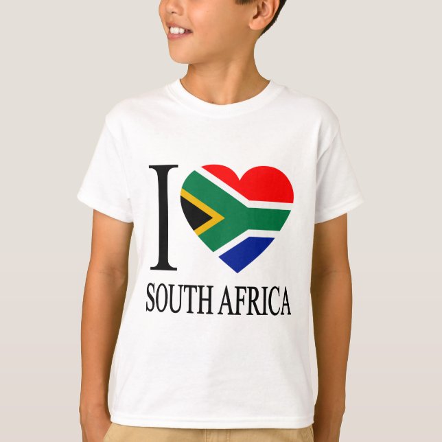 I Liebe Südafrika T-Shirt (Vorderseite)
