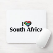 I Liebe Südafrikanische Flagge Mousepad (Mit Mouse)