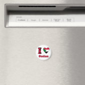 I Liebe Sudan Magnet (In Situ (Geschirrspüler))