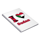 I Liebe Sudan Notizblock (Rechte Seite)