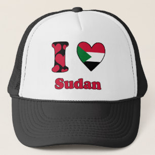 I Liebe Sudan Truckerkappe