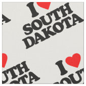 I LIEBE SÜDDAKOTA STOFF (Nahaufnahme)