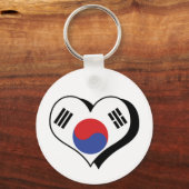I Liebe Südkorea Schlüsselanhänger (Vorderseite)