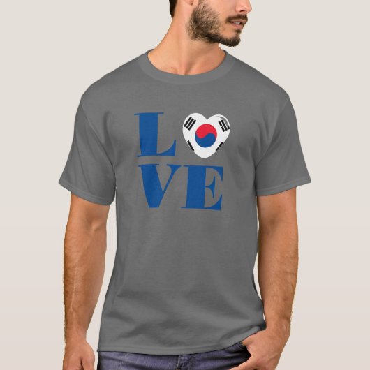 I Liebe Südkorea T-Shirt (Vorderseite)