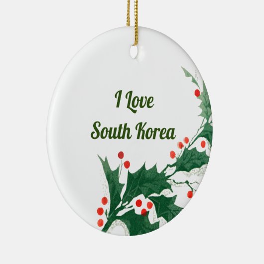 I Liebe Südkoreas Weihnachtsschmuck (Rechts)
