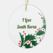 I Liebe Südkoreas Weihnachtsschmuck (Links)