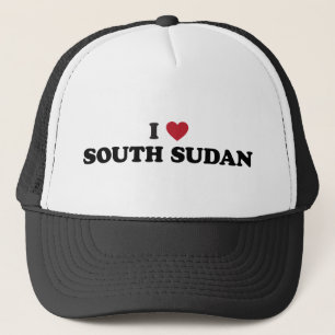 I Liebe Südsudan Truckerkappe