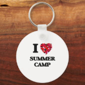 I Liebe Summer Camp Schlüsselanhänger (Vorderseite)