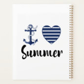 I Liebe Summer Notebook Planer (Rückseite)