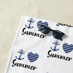 I Liebe Summer Strandtuch