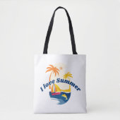 I Liebe Summer Tote Bag Tasche (Vorderseite)