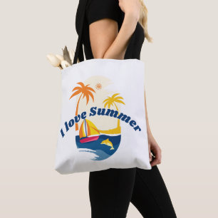 I Liebe Summer Tote Bag Tasche