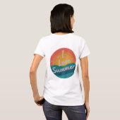 I Liebe Summer Women's Basic T-Shirt (Schwarz voll)
