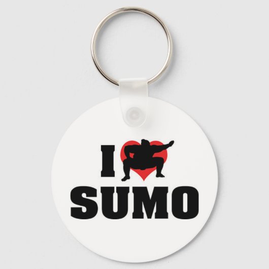 I Liebe Sumo Schlüsselanhänger (Vorderseite)