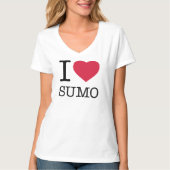 I LIEBE SUMO T-Shirt (Vorderseite)