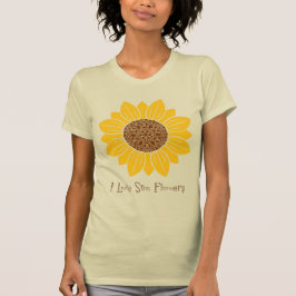 I Liebe Sun Blume T-Shirt