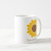 I Liebe Sun Blume Tasse (VorderseiteRechts)