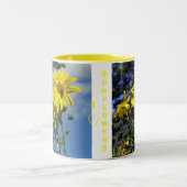 I LIEBE SUNFLOWERS TASSE PICS x2 (Mittel)