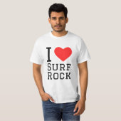 I Liebe Surf Rock T-Shirt (Vorne ganz)