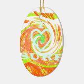 I Liebe Surf: Schönes Blumengestein mit Cooler Tex Keramik Ornament (Links)