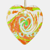 I Liebe Surf: Schönes Blumengestein mit Cooler Tex Keramikornament (Rechts)