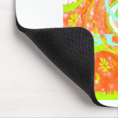 I Liebe Surf: Schönes Blumengestein mit Cooler Tex Mousepad (Ecke)