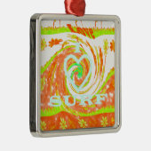 I Liebe Surf: Schönes Blumengestein mit Cooler Tex Ornament Aus Metall (Rechts)