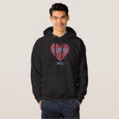 I Liebe Surfen Herz Bild Hobby oder Hobbyist Hoodie (Vorne ganz)