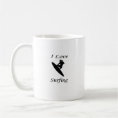 I Liebe Surfen Kaffeetasse (Links)