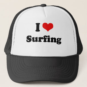 I Liebe-surfendes T-Shirt Truckerkappe