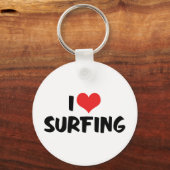 I Liebe Surfing Schlüsselanhänger (Vorderseite)