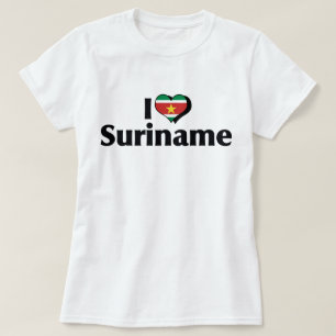 I Liebe Suriname Flag Shirt