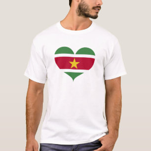 I Liebe Suriname-Flag T-Shirt