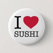 I LIEBE SUSHI BUTTON (Vorderseite)