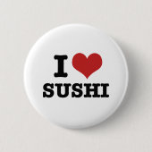 I Liebe Sushi Button (Vorderseite)