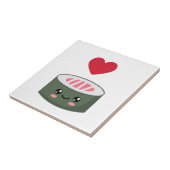 I Liebe Sushi Fliese (Seite)