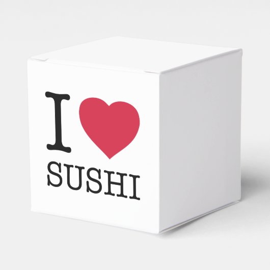 I LIEBE SUSHI GESCHENKSCHACHTEL (Vorderseite)