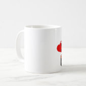 I Liebe-Sushi Kaffeetasse (Vorderseite Links)