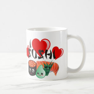 I Liebe-Sushi Kaffeetasse