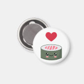 I Liebe Sushi Magnet (Vorderseite/Rückseite)