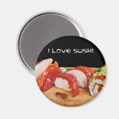 I Liebe Sushi Magnet (Vorderseite/Rückseite)
