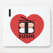 I Liebe-Sushi Mousepad (Vorne)