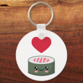 I Liebe Sushi Schlüsselanhänger (Vorderseite)